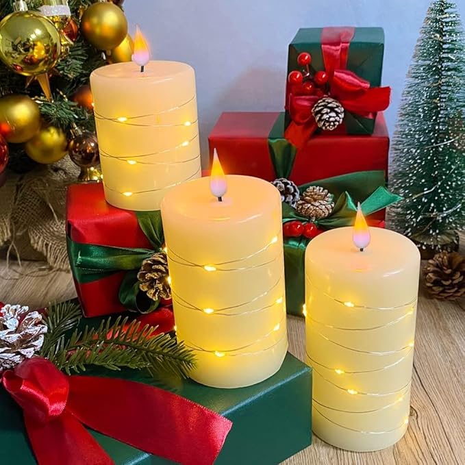 Bougies LED Rechargeables Sans Flamme